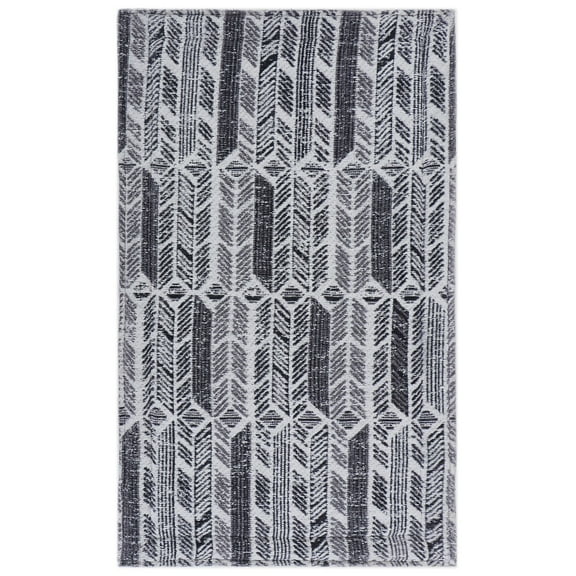 Rugsmith Black Machine Woven Vega Anti-Fatigue Kitchen Mat, 20" x 36"