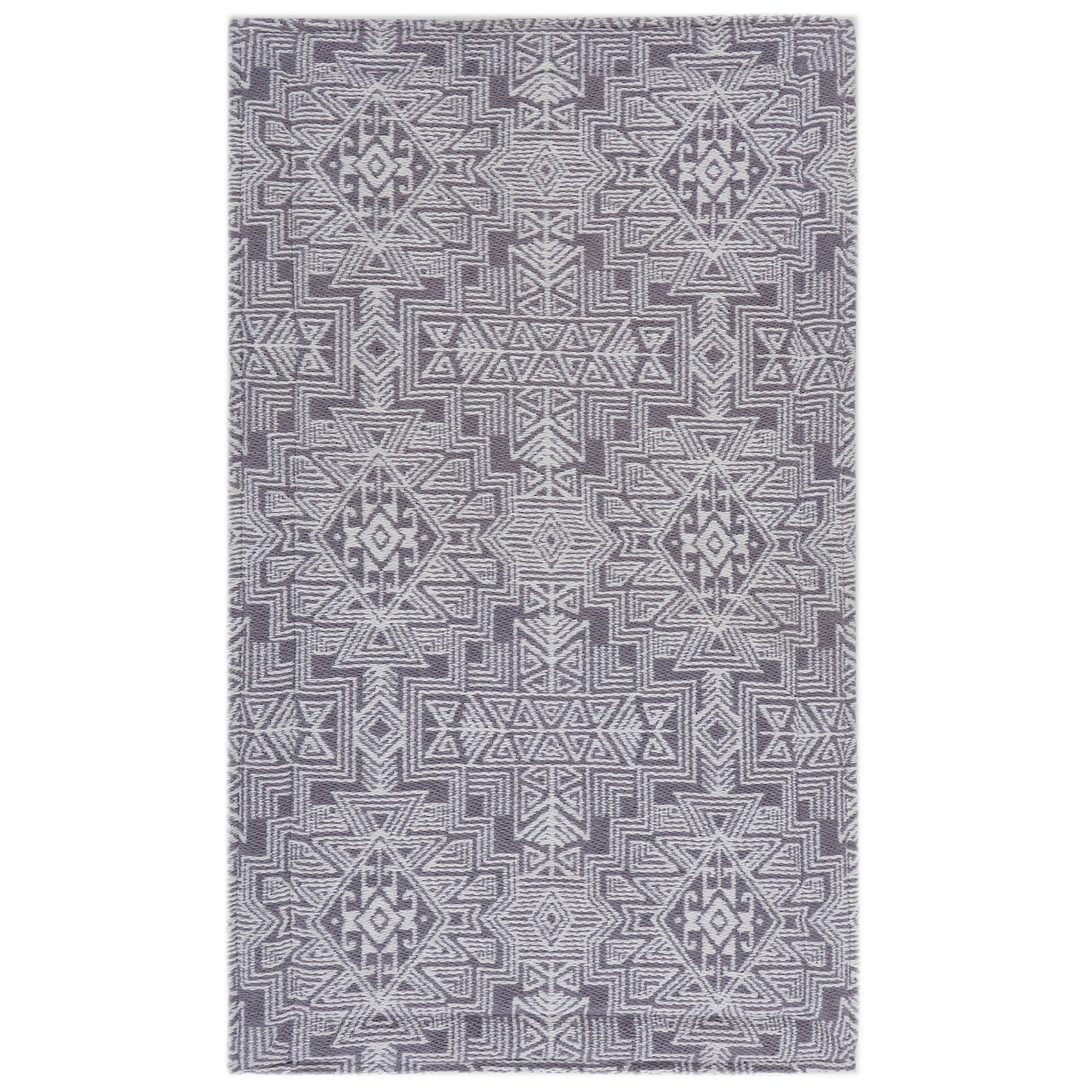 Rugsmith Gray Machine Woven Pueblito Anti-Fatigue Kitchen Mat, 20" x 36"