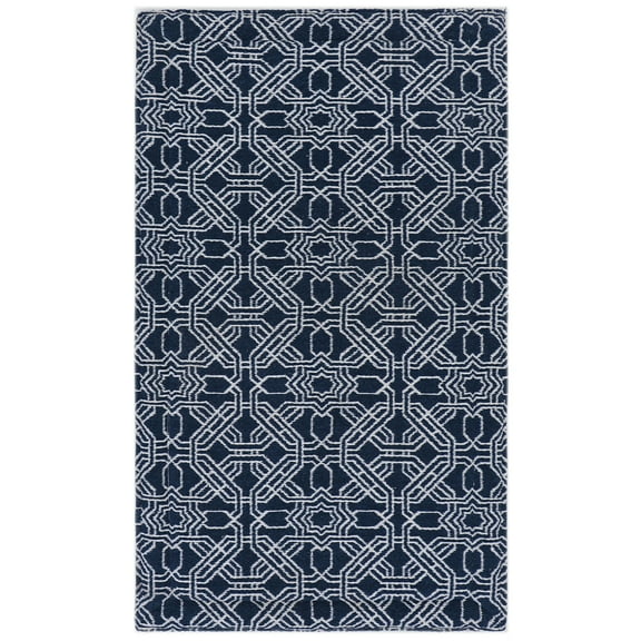 Rugsmith Navy Machine Woven Pascal Anti-Fatigue Kitchen Mat, 20" x 36"