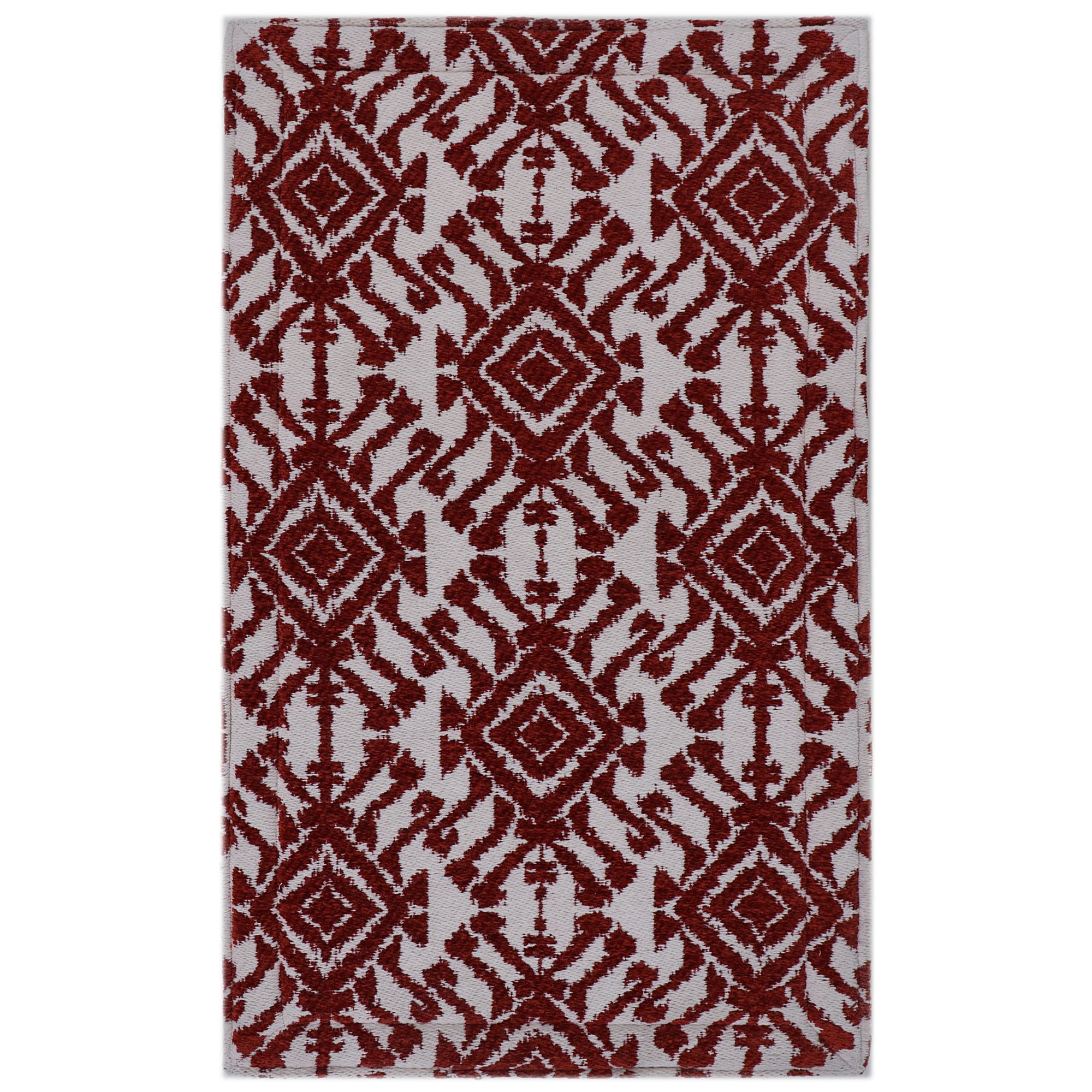 Rugsmith Red Machine Woven Rancho Anti-Fatigue Kitchen Mat, 20" x 36"