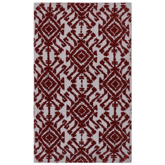 Rugsmith Red Machine Woven Rancho Anti-Fatigue Kitchen Mat, 20" x 36"