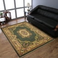 thumbnail image 1 of Rugsotic Carpets Hand Knotted Aras, Oriental Wool Area Rug, Green, 5'4''x7'8'', 1 of 5