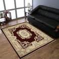 thumbnail image 1 of Rugsotic Carpets Hand Knotted Aras, Oriental Wool Area Rug, Red, 3'x5', 1 of 5