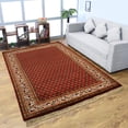 thumbnail image 1 of Rugsotic Carpets Hand Knotted Lichi Izmir Wool 3'x5' Area Rug Oriental Red I00102, 1 of 6