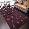 thumbnail image 1 of Rugsotic Carpets Hand Knotted Loom, Contemporary Silk Floor Area Rug For Living Room Bedroom, Brown,Beige, 6'x9', 1 of 5