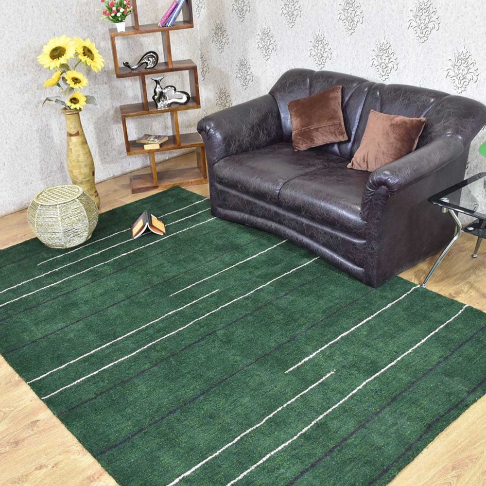 Rugsotic Carpets Hand Knotted Loom, Contemporary Silk Floor Area Rug