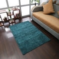 thumbnail image 1 of Rugsotic Carpets Handmade Rugs Hand Knotted Loom Rectangle 8'x11' Blue Silk for Indoor Use, 1 of 8