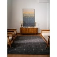 thumbnail image 1 of Rugsotic Carpets Handmade Rugs Hand Knotted Loom Rectangle 3'x5' Charcoal White Wool for Indoor Use, 1 of 6