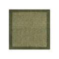 thumbnail image 1 of Rugsotic Carpets Hand Knotted Loom Wool 6'x6' Contemporary Square Area Rug Green L00201, 1 of 3