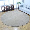 thumbnail image 1 of Rugsotic Carpets Handmade Rugs Hand Knotted Loom Round 10'x10' Beige Wool for Indoor Use, 1 of 6