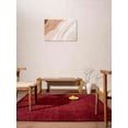 thumbnail image 1 of Rugsotic Carpets Handmade Rugs Hand Knotted Loom Square 10'x10' Dark Red Wool for Indoor Use, 1 of 9