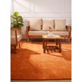 thumbnail image 1 of Rugsotic Carpets Handmade Rugs Hand Knotted Loom Rectangle 10'x13' Orange White Wool for Indoor Use, 1 of 12