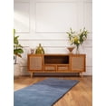 thumbnail image 1 of Rugsotic Carpets Handmade Rugs Hand Knotted Loom Runner 2'6''x8' Blue Wool for Indoor Use, 1 of 5
