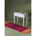 thumbnail image 1 of Rugsotic Carpets Hand Knotted Wool Area Rug 2'8''x10' Orange Red Contemporary Runner Indoor Rug for Living Room, Bedroom Antimicrobial L00215, 1 of 7