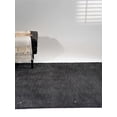 thumbnail image 1 of Rugsotic Carpets Hand Knotted Wool Area Rug 3'x5' Charcoal Contemporary Rectangle Indoor Rug for Living Room, Bedroom Antimicrobial L00102, 1 of 6