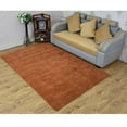 thumbnail image 1 of Rugsotic Carpets Handmade Rugs Hand Knotted Loom Rectangle 3'x5' Orange Wool for Indoor Use, 1 of 5