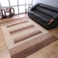 thumbnail image 1 of Rugsotic Carpets Handmade Rugs Hand Knotted Loom Rectangle 5'7''x7'10'' Brown Light Beige Wool for Indoor Use, 1 of 5