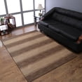 thumbnail image 1 of Rugsotic Carpets Hand Knotted Wool Area Rug 5'x8' Brown Beige Contemporary Rectangle Indoor Rug for Living Room, Bedroom Antimicrobial L00206, 1 of 5