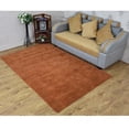 thumbnail image 1 of Rugsotic Carpets Handmade Rugs Hand Knotted Loom Rectangle 5'x8' Orange Wool for Indoor Use, 1 of 5