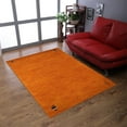thumbnail image 1 of Rugsotic Carpets Handmade Rugs Hand Knotted Loom Rectangle 5'x8' Orange Wool for Indoor Use, 1 of 5