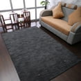 thumbnail image 1 of Rugsotic Carpets Handmade Rugs Hand Knotted Loom Rectangle 6'7''x9'10'' Charcoal Wool for Indoor Use, 1 of 9