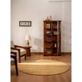 thumbnail image 1 of Rugsotic Carpets Handmade Rugs Hand Knotted Loom Round 8'x8' Gold Wool for Indoor Use, 1 of 6