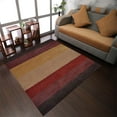 thumbnail image 1 of Rugsotic Carpets Handmade Rugs Hand Knotted Loom Square 8'x8' Brown Red Wool for Indoor Use, 1 of 5