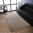 thumbnail image 1 of Rugsotic Carpets Handmade Rugs Hand Knotted Loom Rectangle 8'x10' Beige Wool for Indoor Use, 1 of 5