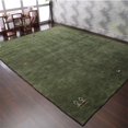 thumbnail image 1 of Rugsotic Carpets Handmade Rugs Hand Knotted Loom Rectangle 8'x10' Green Wool for Indoor Use, 1 of 9