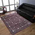 thumbnail image 1 of Rugsotic Carpets Handmade Rugs Hand Knotted Loom Rectangle 8'x11' Brown Wool for Indoor Use, 1 of 6