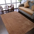 thumbnail image 1 of Rugsotic Carpets Handmade Rugs Hand Knotted Loom Rectangle 8'x11' Light Brown Wool for Indoor Use, 1 of 9