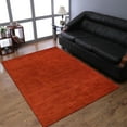 thumbnail image 1 of Rugsotic Carpets Handmade Rugs Hand Knotted Loom Rectangle 8'x11' Light Red Wool for Indoor Use, 1 of 5