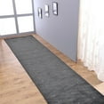 thumbnail image 1 of Rugsotic Carpets Handmade Rugs Hand Knotted Loom Runner 2'8''x10' Charcoal Wool for Indoor Use, 1 of 7