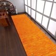 thumbnail image 1 of Rugsotic Carpets Handmade Rugs Hand Knotted Loom Runner 2'6''x10' Orange Wool for Indoor Use, 1 of 5