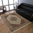 thumbnail image 1 of Rugsotic Carpets Hand Knotted Nir, Oriental Wool Area Rug, Cream, 6'4''X9'7'', 1 of 4