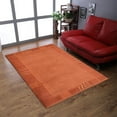 thumbnail image 1 of Rugsotic Carpets Hand Knotted Tibbati, Contemporary Wool Area Rug, Dark Rust, 8'x11', 1 of 6