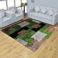 thumbnail image 1 of Rugsotic Carpets Hand Tufted Shag Polyester Eco-Friendly Area Rugs - 10'x10', Square, Green Beige, Plain Solid Design, High Pile Handmade Anti Skid Rugs for Living Room, Bed Room K00012, 1 of 5
