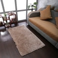 thumbnail image 1 of Rugsotic Carpets Hand Tufted Shag Polyester Eco-Friendly Area Rugs - 5'x8', Rectangle, Beige, Plain Solid Design, High Pile Handmade Anti Skid Rugs for Living Room, Bed Room K00111, 1 of 5