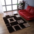 thumbnail image 1 of Rugsotic Carpets Hand Tufted Shag Polyester Eco-Friendly Area Rugs - 6'x9', Rectangle, Brown Beige, Plain Solid Design, High Pile Handmade Anti Skid Rugs for Living Room, Bed Room K00001, 1 of 8