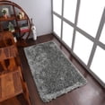 thumbnail image 1 of Rugsotic Carpets Hand Tufted Shag Polyester Eco-Friendly Area Rugs - 6'x9', Rectangle, Silver, Plain Solid Design, High Pile Handmade Anti Skid Rugs for Living Room, Bed Room K00111, 1 of 5