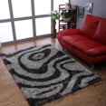 thumbnail image 1 of Rugsotic Carpets Hand Tufted Shag Polyester Eco-Friendly Area Rugs - 8'x10', Rectangle, Gray White, Plain Solid Design, High Pile Handmade Anti Skid Rugs for Living Room, Bed Room K00079, 1 of 5