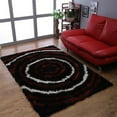 thumbnail image 1 of Rugsotic Carpets Hand Tufted Shag Polyester Eco-Friendly Area Rugs -9'x12', Rectangle, Black Multicolor, Plain Solid Design, High Pile Handmade Anti Skid Rugs for Living Room,Bed Room K00005, 1 of 5