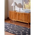 thumbnail image 1 of Rugsotic Carpets Hand Tufted Wool 2'6''x10' Floral Runner Area Rug Grey White K00509, 1 of 5