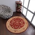 thumbnail image 1 of Rugsotic Carpets Hand Tufted Wool Eco-Friendly Area Rugs - 10'x10', Round, Red Gold, Modern Contemporary Design, High Pile Handmade Anti Skid Rugs for Living Room, Bed Room (K00531), 1 of 5