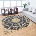 thumbnail image 1 of Rugsotic Carpets Hand Tufted Wool Eco-Friendly Area Rugs - 10'x10', Square, Charcoal, Modern Contemporary Design, High Pile Handmade Anti Skid Rugs for Living Room, Bed Room (K00687), 1 of 8