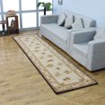 thumbnail image 1 of Rugsotic Carpets Hand Tufted Wool Eco-Friendly Area Rugs - 2'6''x10', Runner, Cream, Modern Contemporary Design, High Pile Handmade Anti Skid Rugs for Living Room, Bed Room (K00S08), 1 of 9