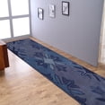 thumbnail image 1 of Rugsotic Carpets Hand Tufted Wool Eco-Friendly Area Rugs - 2'6''x6', Runner, Blue, Modern Contemporary Design, High Pile Handmade Anti Skid Rugs for Living Room, Bed Room (K06020), 1 of 6