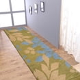 thumbnail image 1 of Rugsotic Carpets Hand Tufted Wool Eco-Friendly Area Rugs - 2'6"x8', Runner, Green, Modern Contemporary Design, High Pile Handmade Anti Skid Rugs for Living Room, Bed Room (K00719), 1 of 7