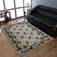 thumbnail image 1 of Rugsotic Carpets Hand Tufted Wool Eco-Friendly Area Rugs - 3'x5', Rectangle, Beige, Modern Contemporary Design, High Pile Handmade Anti Skid Rugs for Living Room, Bed Room (K04039), 1 of 5