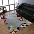 thumbnail image 1 of Rugsotic Carpets Hand Tufted Wool Eco-Friendly Area Rugs - 3'x5', Rectangle, Light Blue, Modern Contemporary Design, High Pile Handmade Anti Skid Rugs for Living Room, Bed Room (K03010), 1 of 5